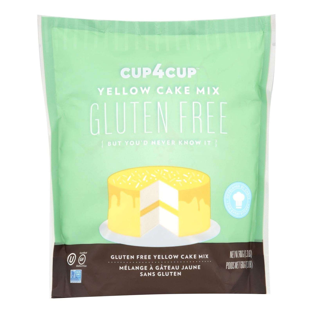 4 Cup Gluten-Free Yellow Cake Mix (Pack of 6 - 600g) - Cozy Farm
