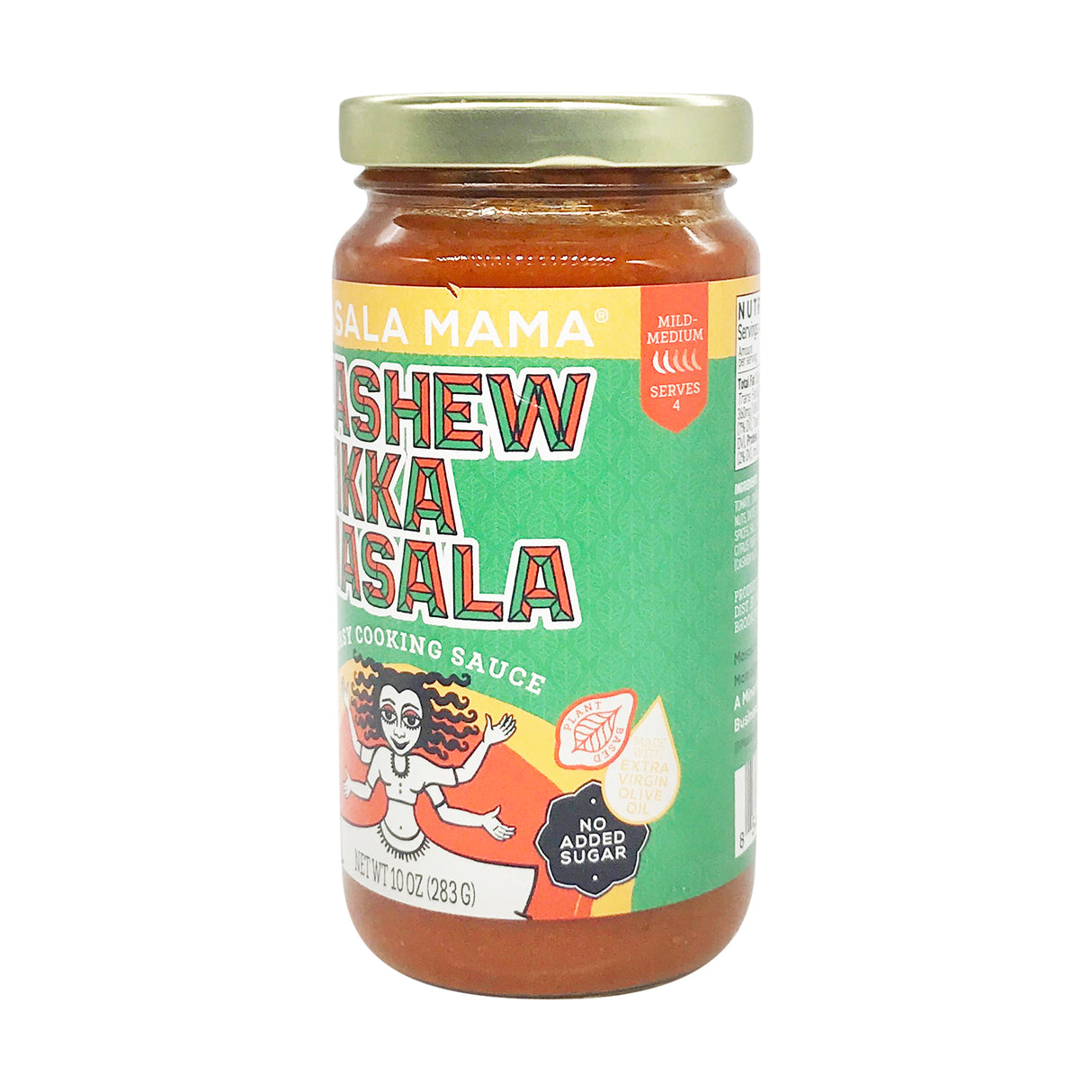 Masala Mama - Cashew Tikka Cooking Sauce, 10 fl oz (Pack of 6) - Dairy & Gluten-Free