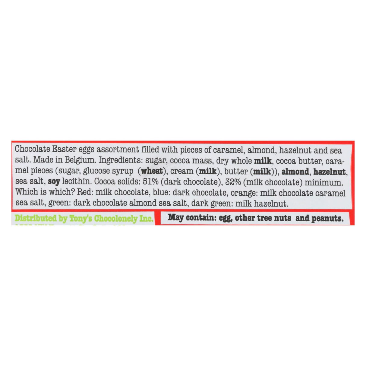 Tony's Chocolonely Big Milk Chocolate Eggs (Pack of 24) 5.7 Oz Each - Cozy Farm