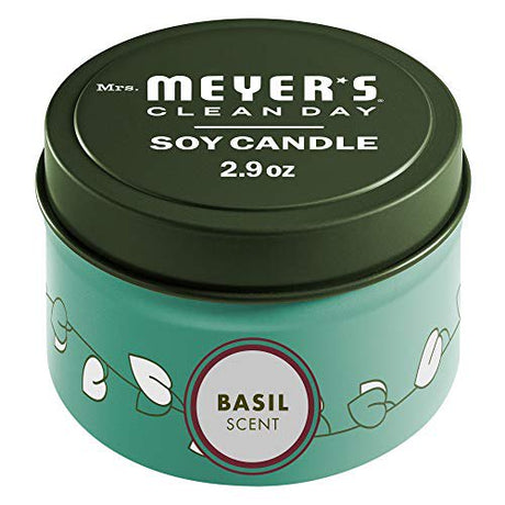 Mrs. Meyer's Clean Day Snow Drop Scented Soy Candle Tins (Pack of 8) - Cozy Farm 