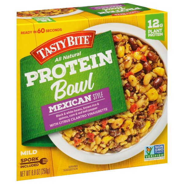 Tasty Bite Bowl Protein Mexican Style, 8.8 Oz, Pack of 6 - Cozy Farm