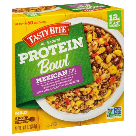 Tasty Bite Bowl Protein Mexican Style, 8.8 Oz, Pack of 6 - Cozy Farm 