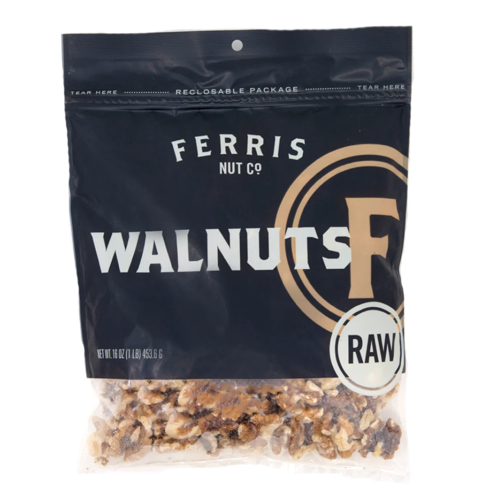 Ferris Nut Co. - Michigan Walnuts, 16 oz (Pack of 12) - USA Grown Nuts