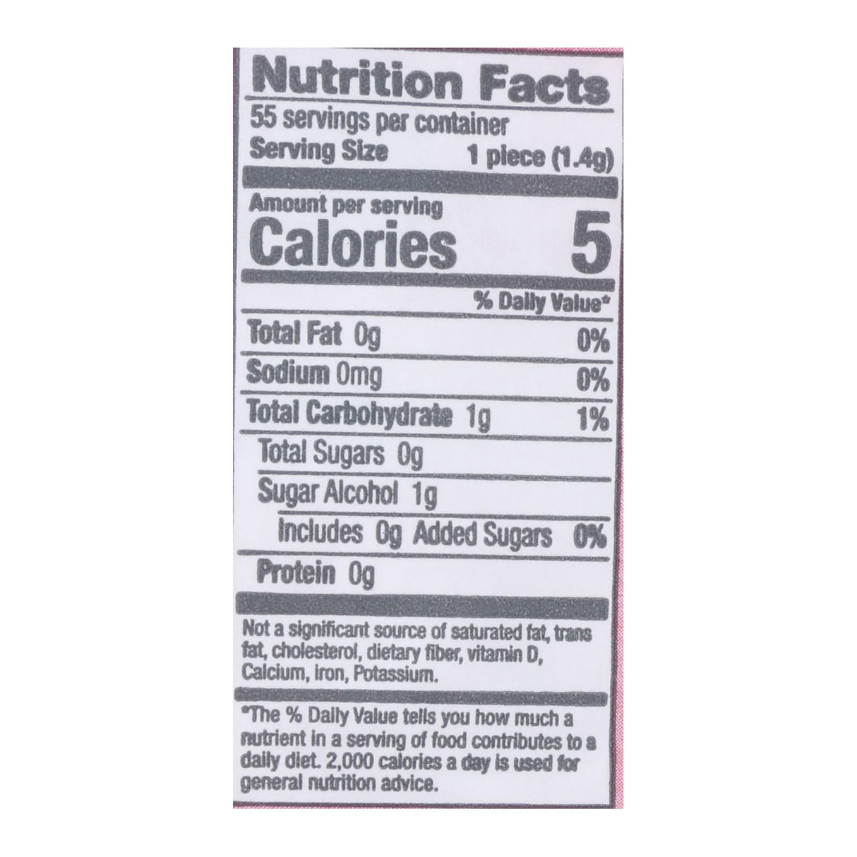 Glee Gum - Sugar Free Watermelon Peach Chewing Gum (Pack of 6 - 55 Ct) - Cozy Farm