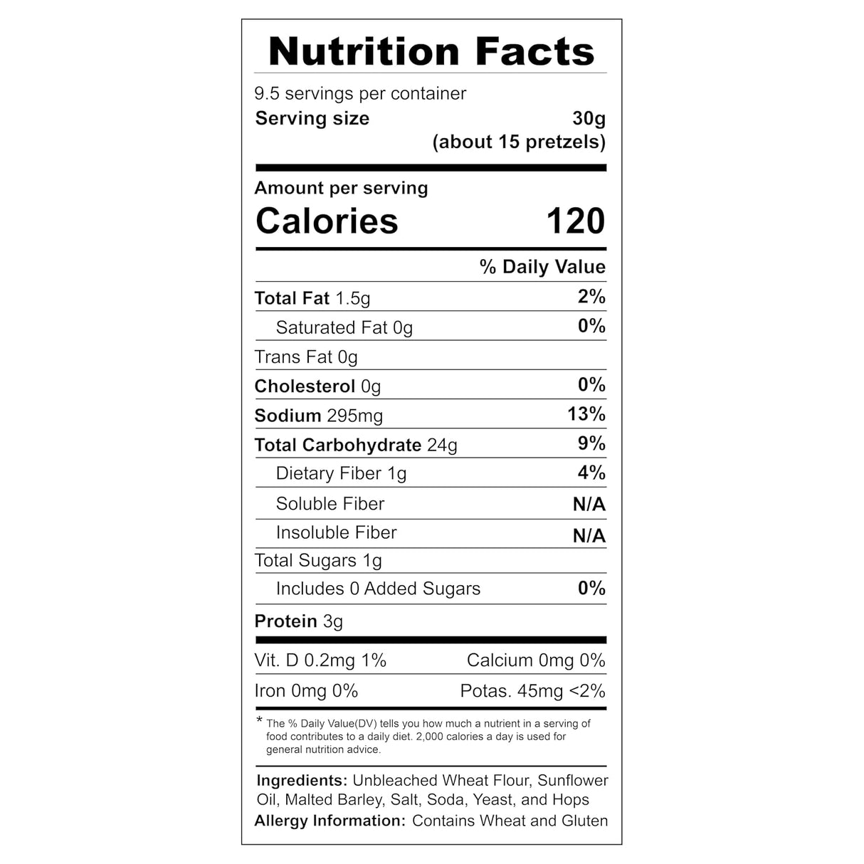 Unique Pretzel Rings, Sourdough Craft Beer Flavor, 12-Pack (11 oz)