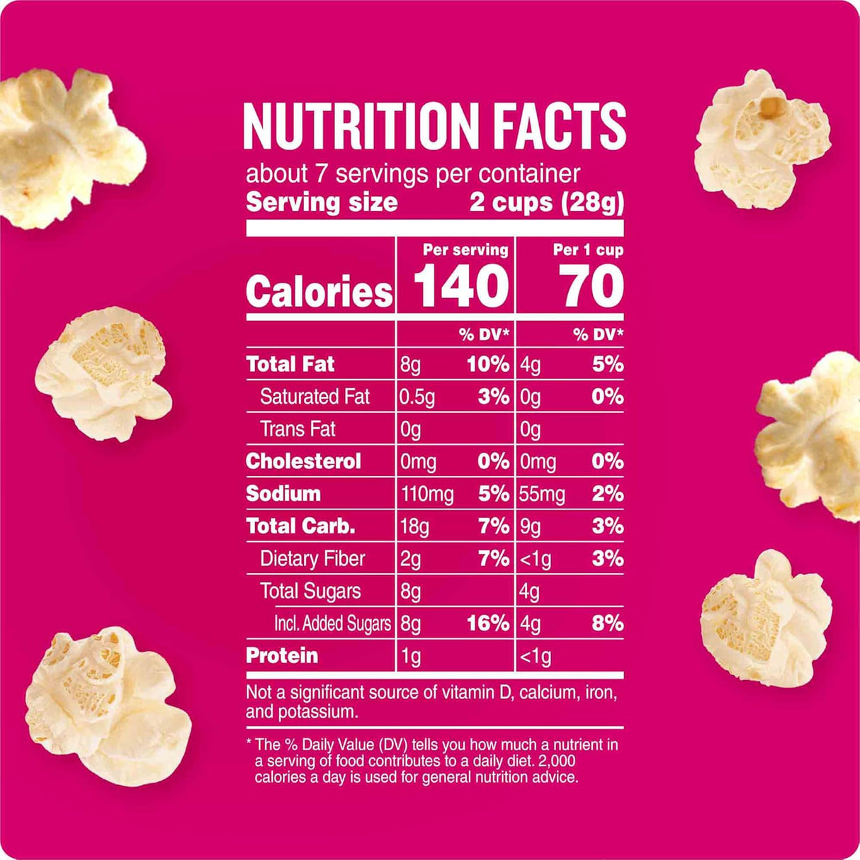 Angie's Boom Chicka Pop, Sweet and Salty Kettle Corn, 7 Oz., Pack of 12