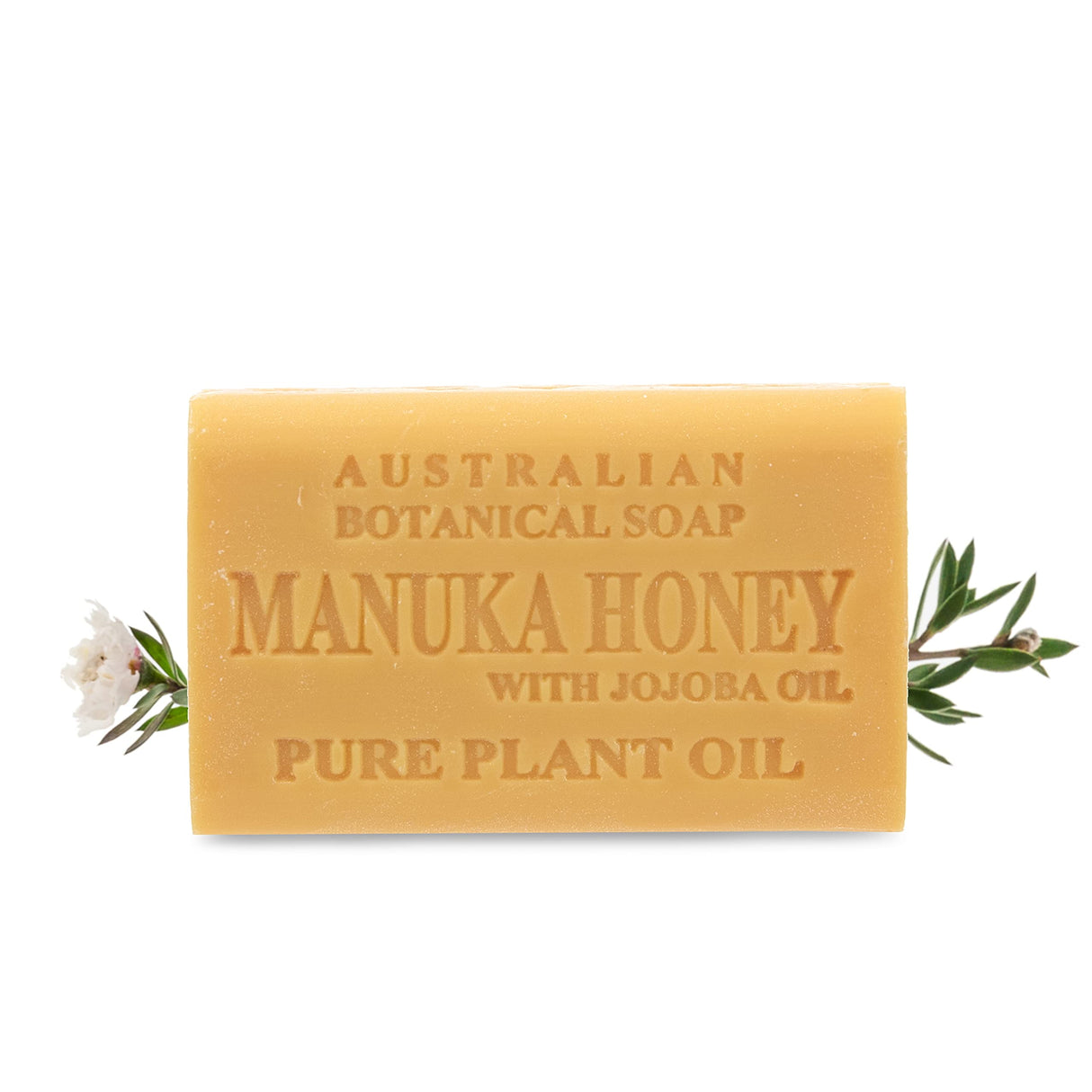 Australian Botanical Soap - Manuka Honey Bar Soap, 6.6 oz (Single Bar) - Natural Skincare Australia