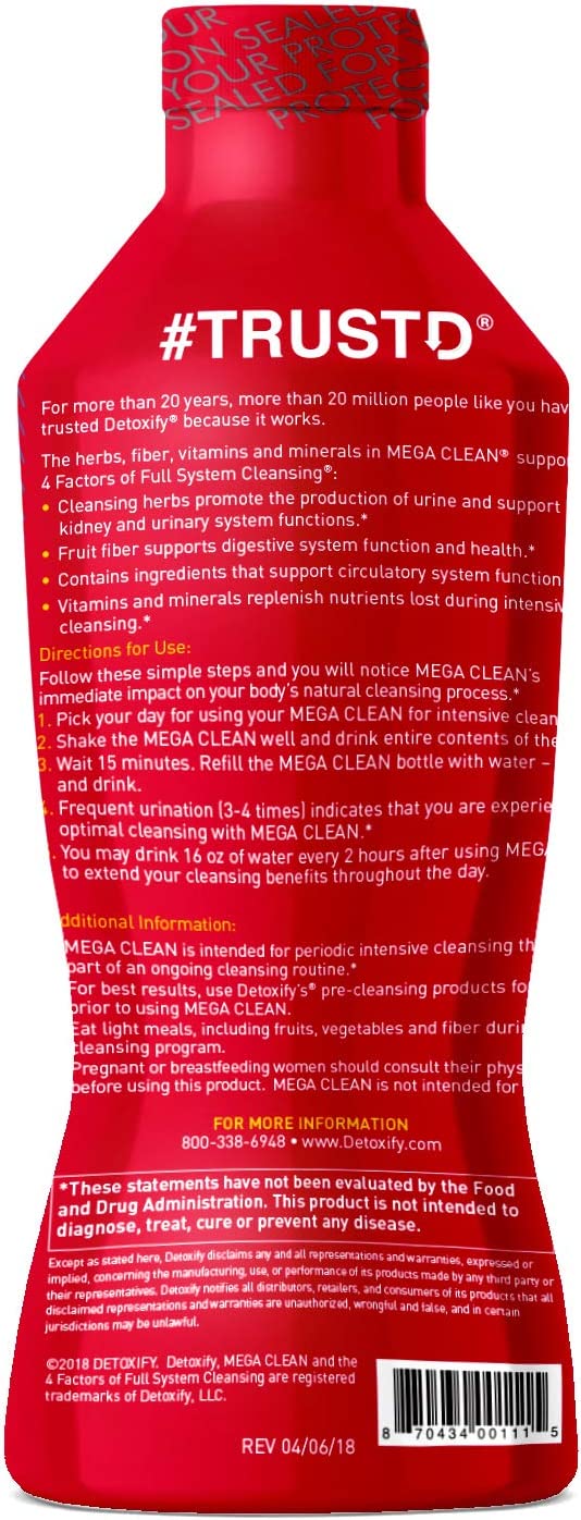 Detoxify Mega Clean Tropical 32 Oz. (Pack of 6) - Cozy Farm