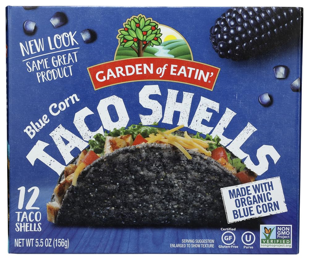 Garden of Eatin' Blue Corn Taco Shells, Case of 12 x 5.5 oz