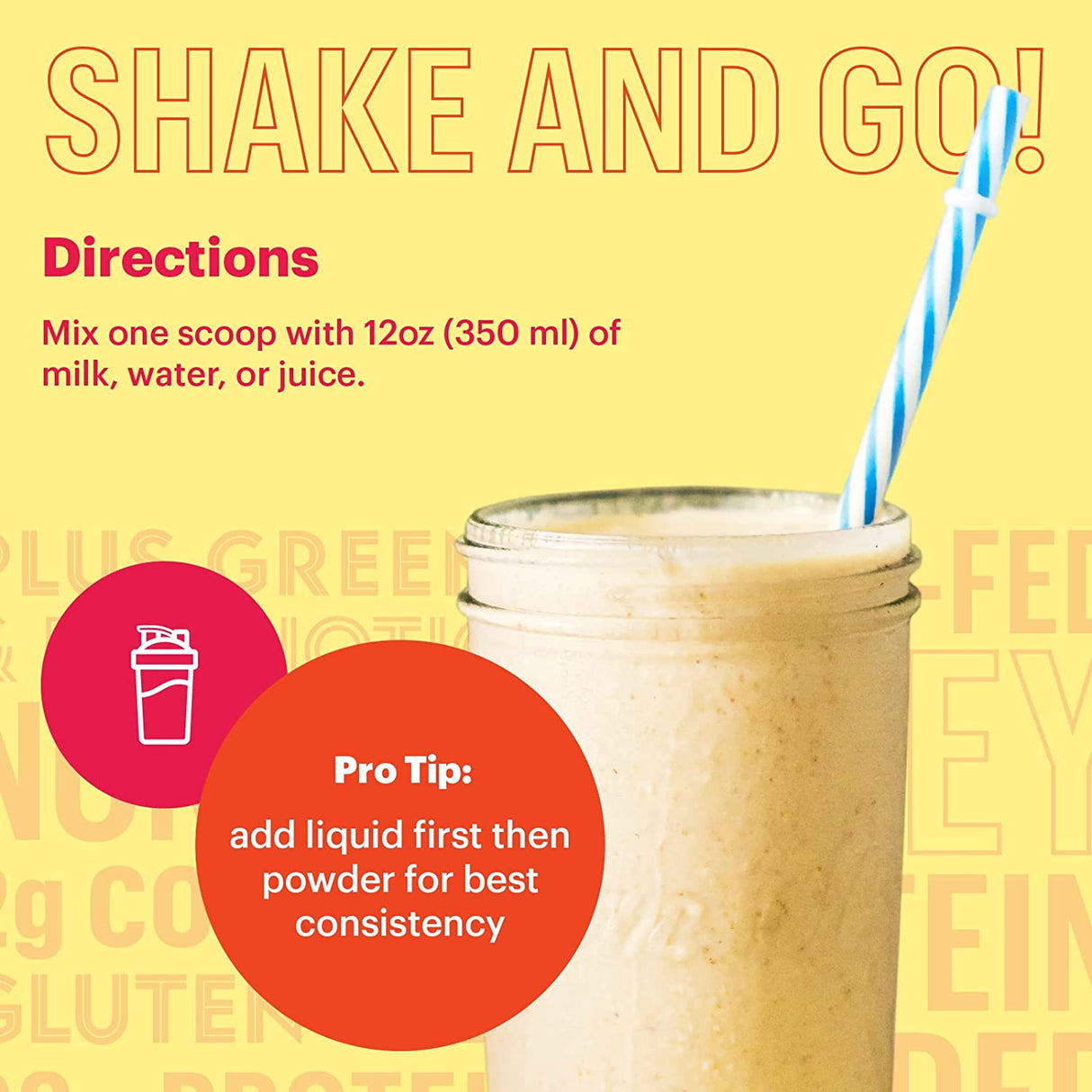 Natreve Vanilla Sundae Whey Protein Powder (Pack of 4) 23.8 Oz - Cozy Farm