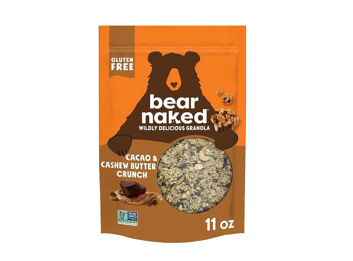Bear Naked Granola - Cacao Cashew Butter Crunch, 11 Oz. (Pack of 6) - Cozy Farm