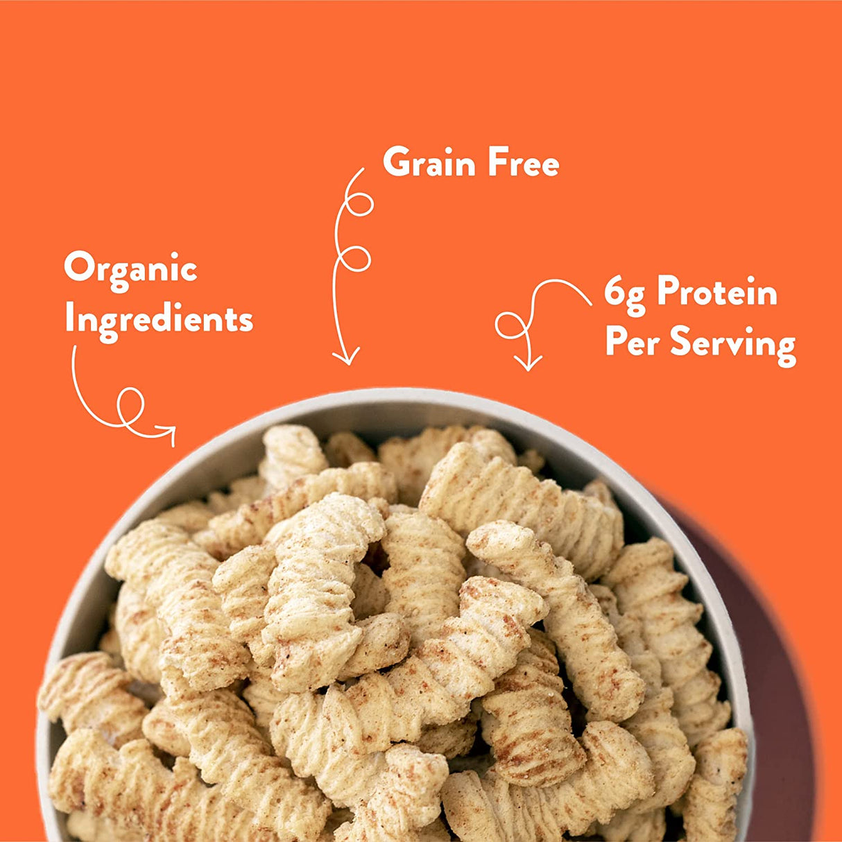 Lesser Evil, Organic Power Curls No Cheese Cheesiness, Case Of 9, 4 oz - Cozy Farm