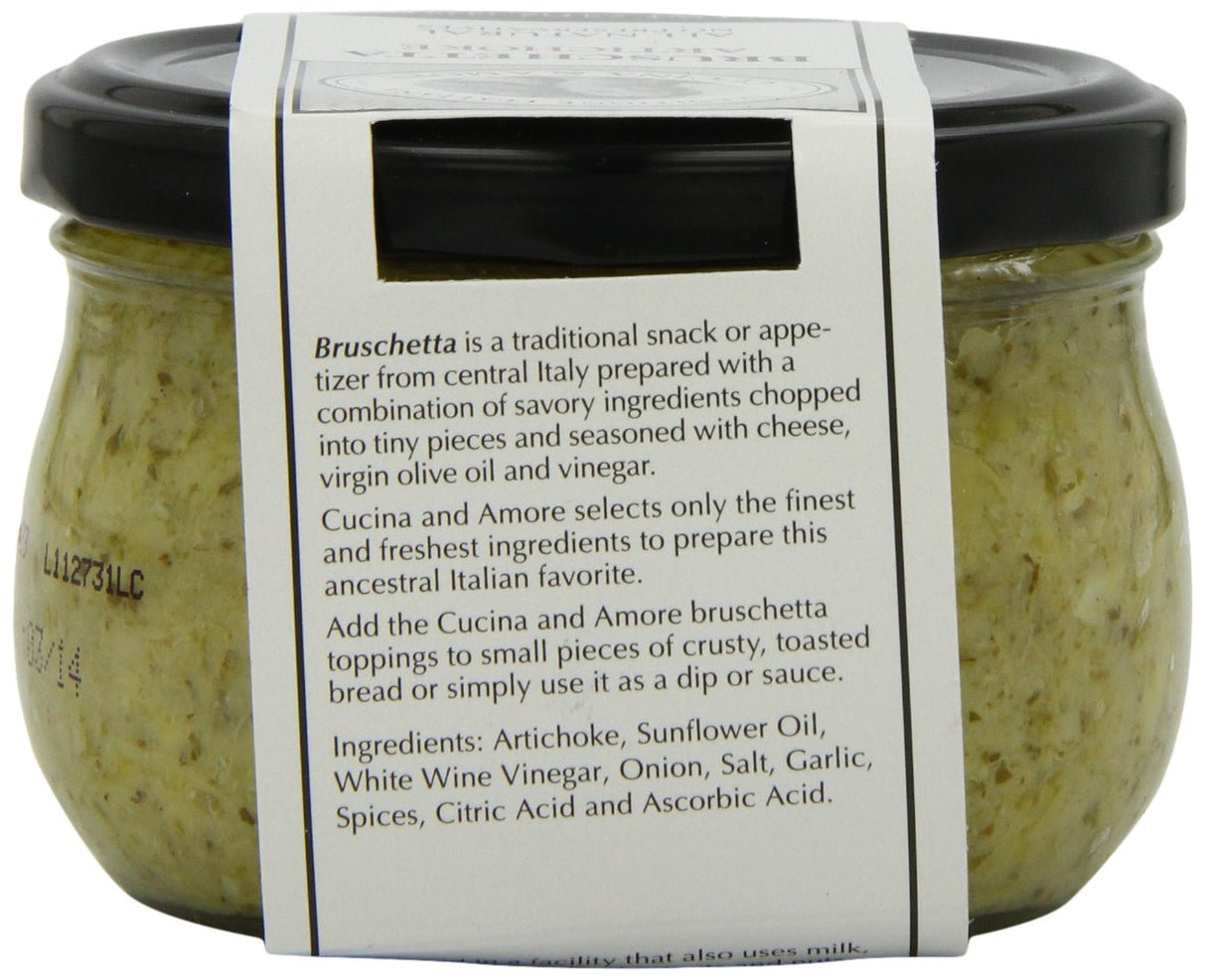 Cucina & Amore Bruschetta Artichoke, Case of 6 (7.9 oz each)