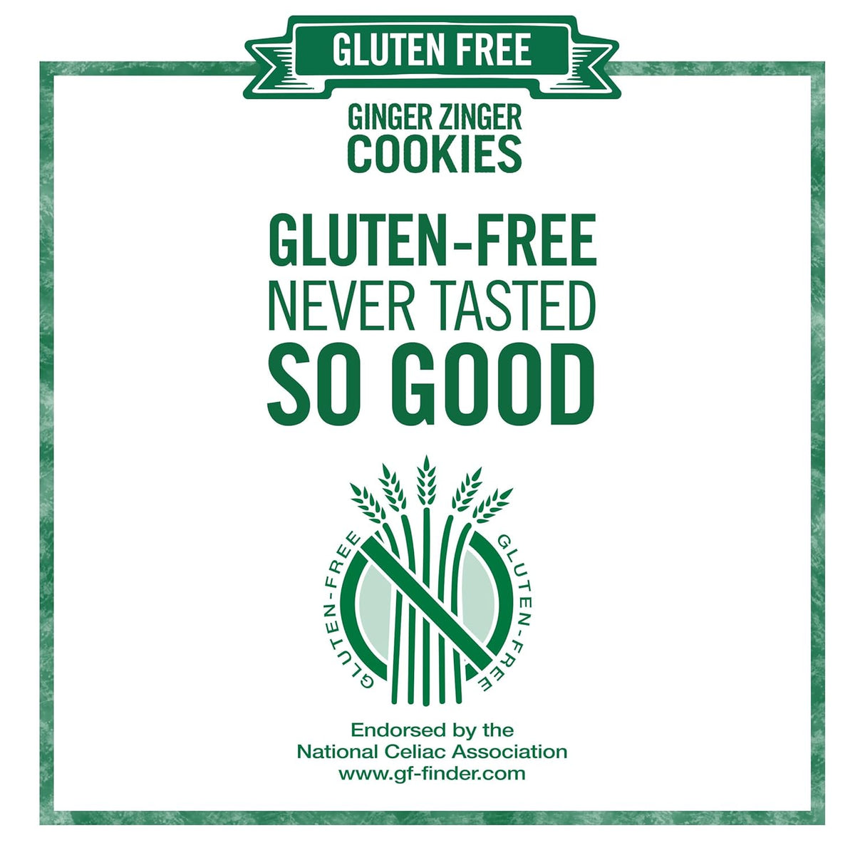 Tate's Bake Shop Ginger Zinger Cookies, 7 Oz. (Pack of 12)