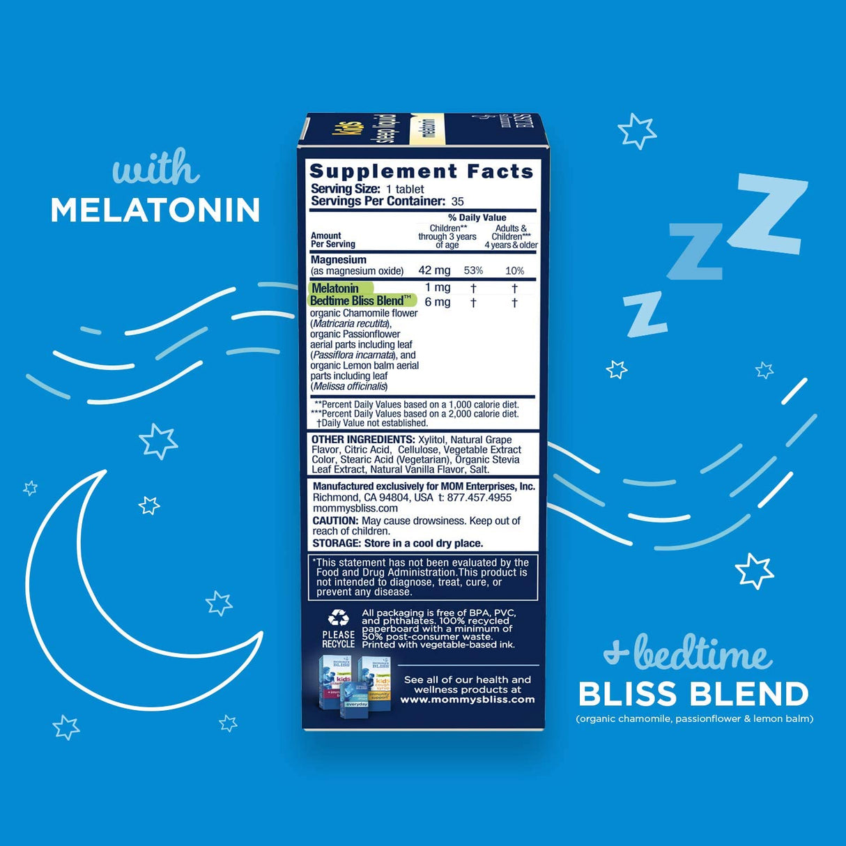 Mommy's Bliss Sleep Chewables for Kids (Pack of 35) - Cozy Farm