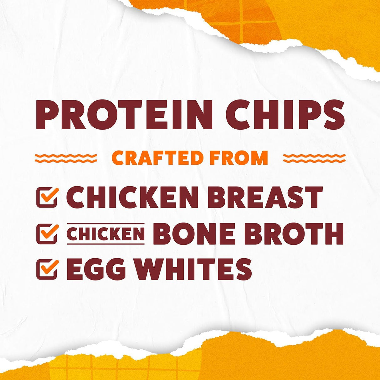 Wilde Chips Chicken & Waffles Protein Chips, 2.25 Oz. (Pack of 12)
