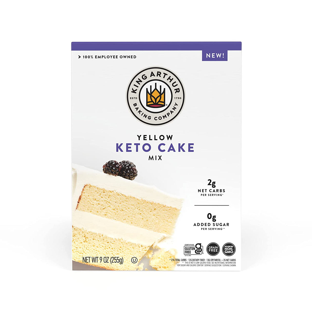King Arthur Baking Company - Mix Yellow Cake Keto (Pack of 8-9 Oz) - Cozy Farm