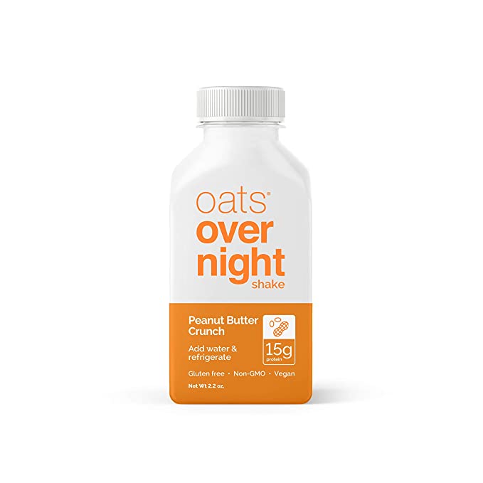 Oats Overnight Shake Ovrnt Oat, Peanut Butter Crunch, 2.2 Oz, 5 Count - Cozy Farm