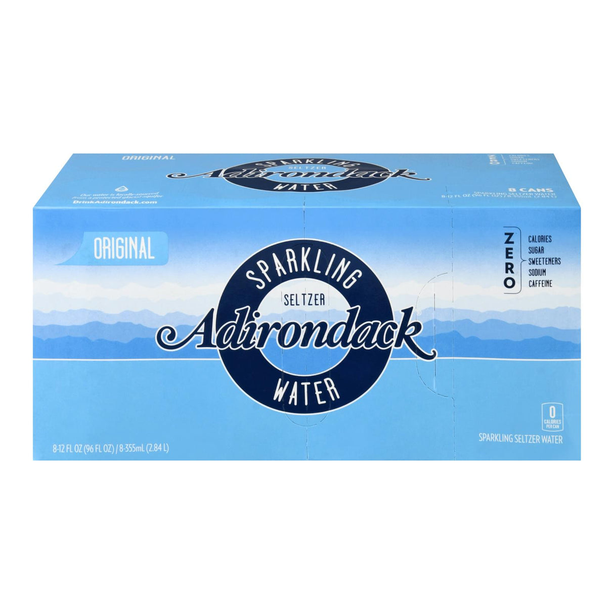 Adirondack Seltzer Sparkling Water Original - 12-Pack (12 fl oz. Bottles) - Cozy Farm