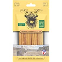 Yellow Yak Churro Cheese Soft Dental Chew (6-Pack, 4 oz Each Bag) - Cozy Farm
