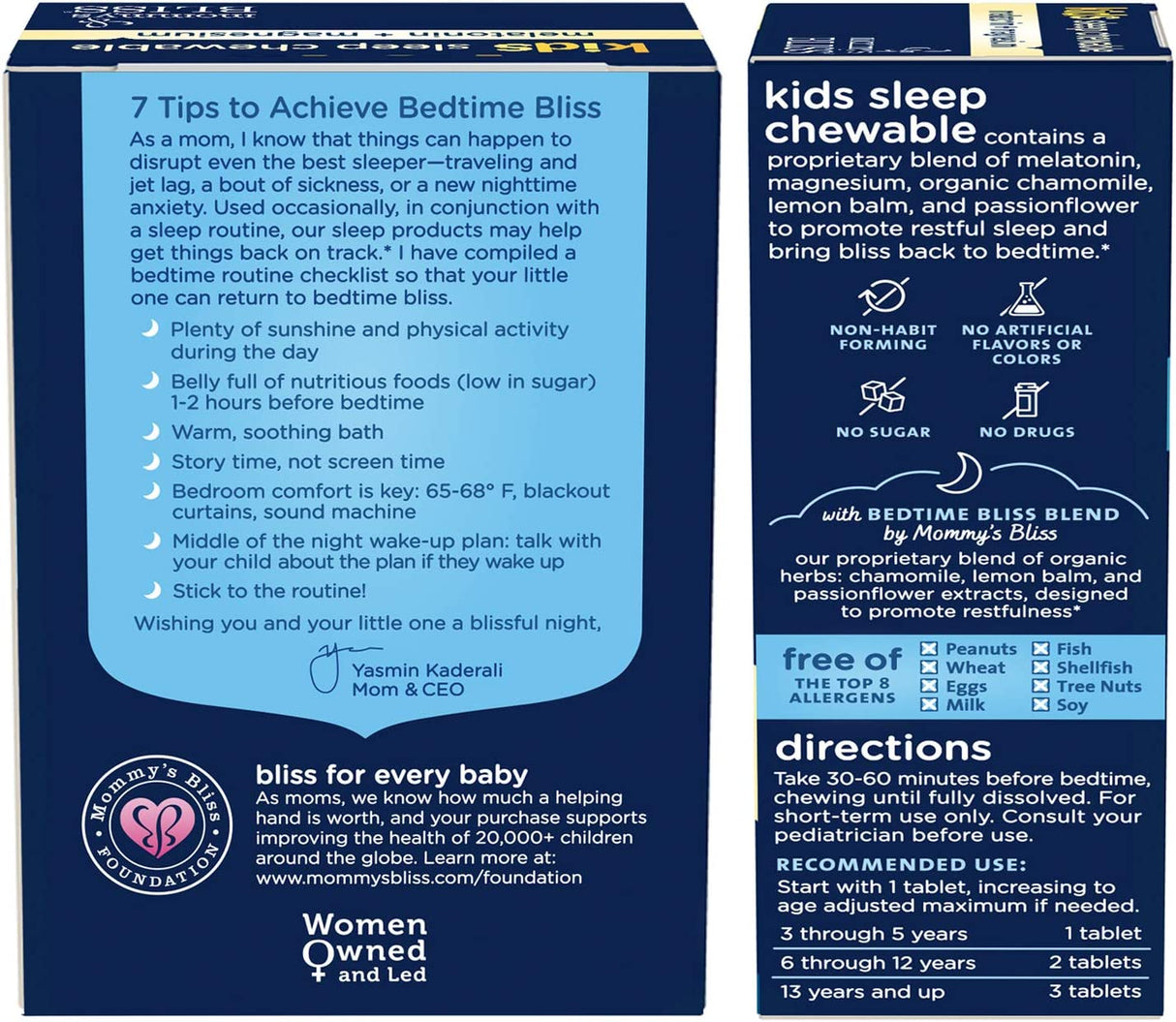 Mommy's Bliss Sleep Chewables for Kids (Pack of 35) - Cozy Farm