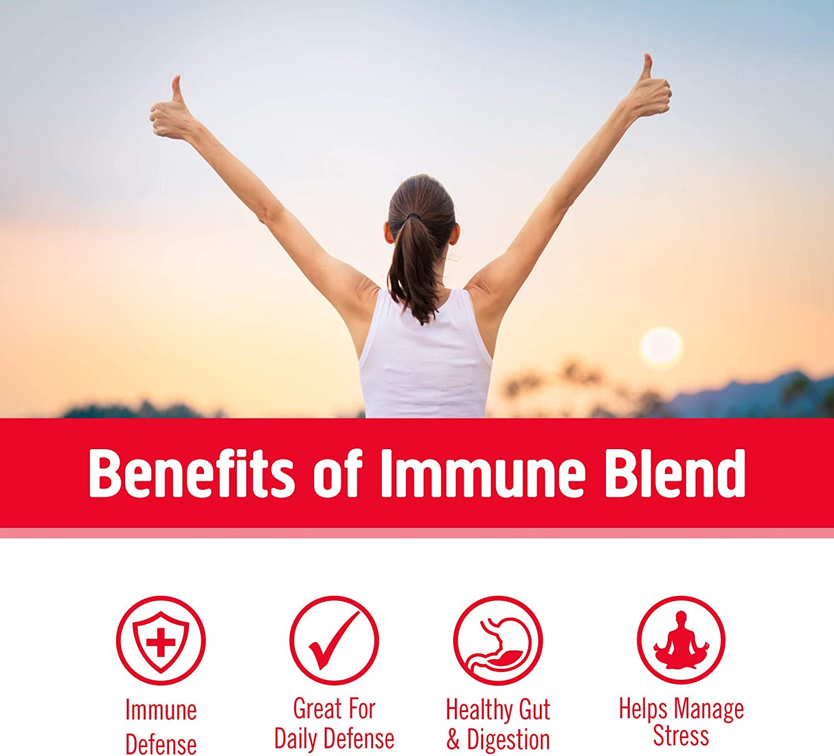 Om Mushroom Superfood Immune Blend, Mushroom Powder Supplement (3.5 Ounce) - Cozy Farm