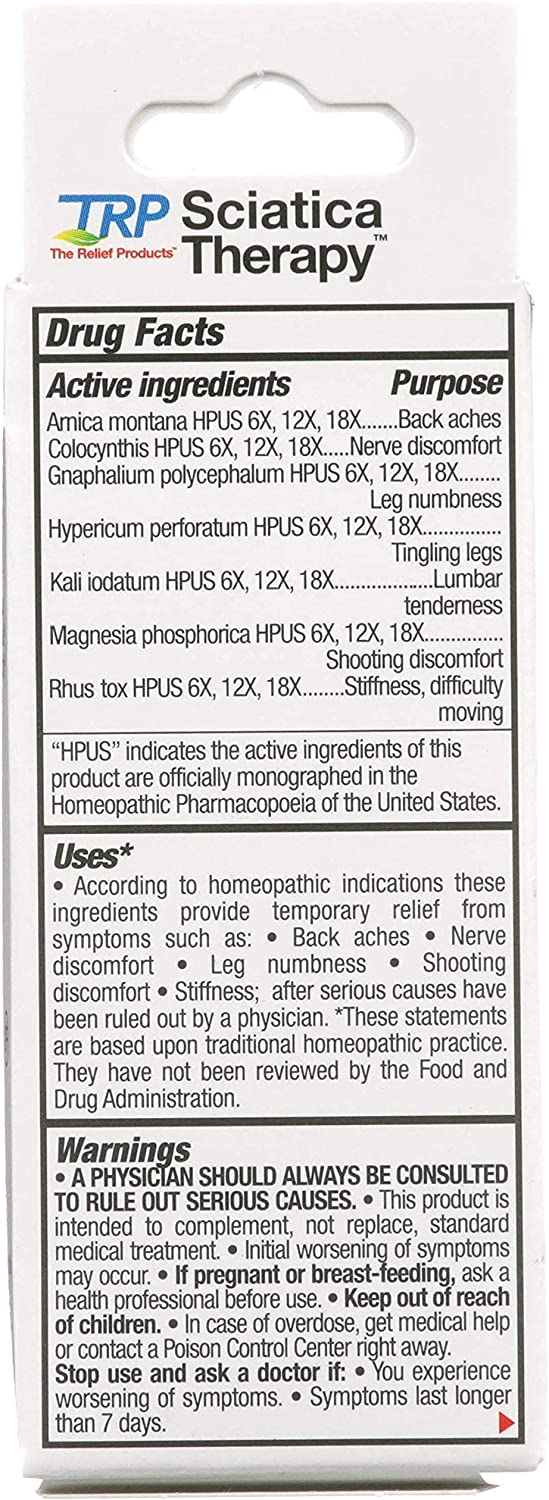 TRP Sciatica Therapy - Natural Formula for Sciatica Symptom Relief (70 Tablets) - Cozy Farm