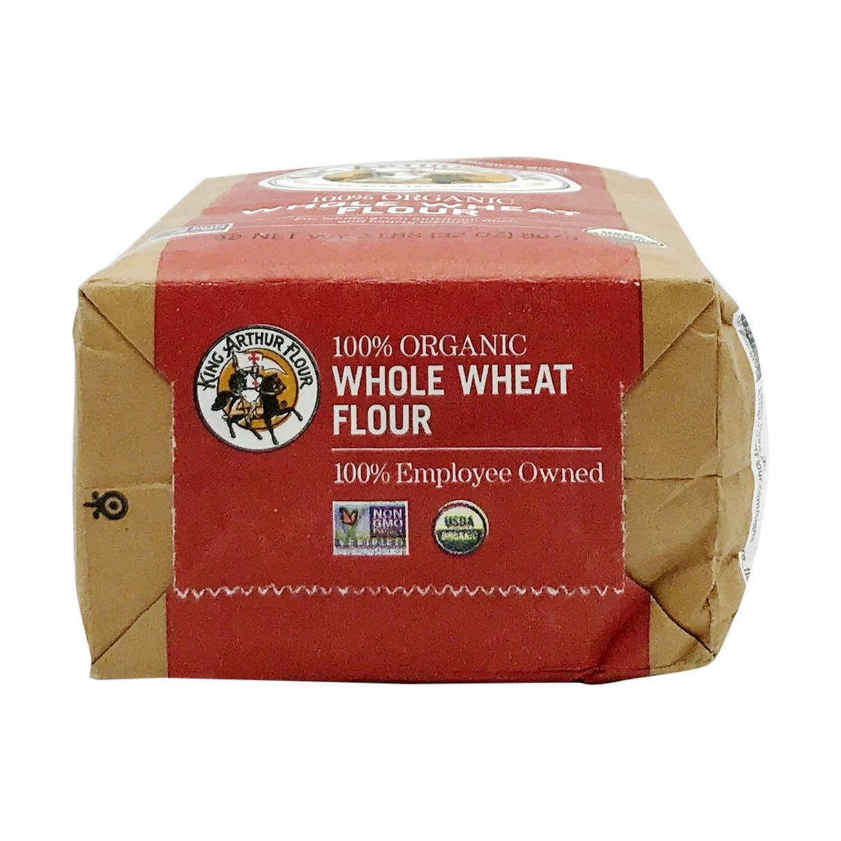 King Arthur 100% Whole Wheat Flour, Case of 12 (2 lb bags)
