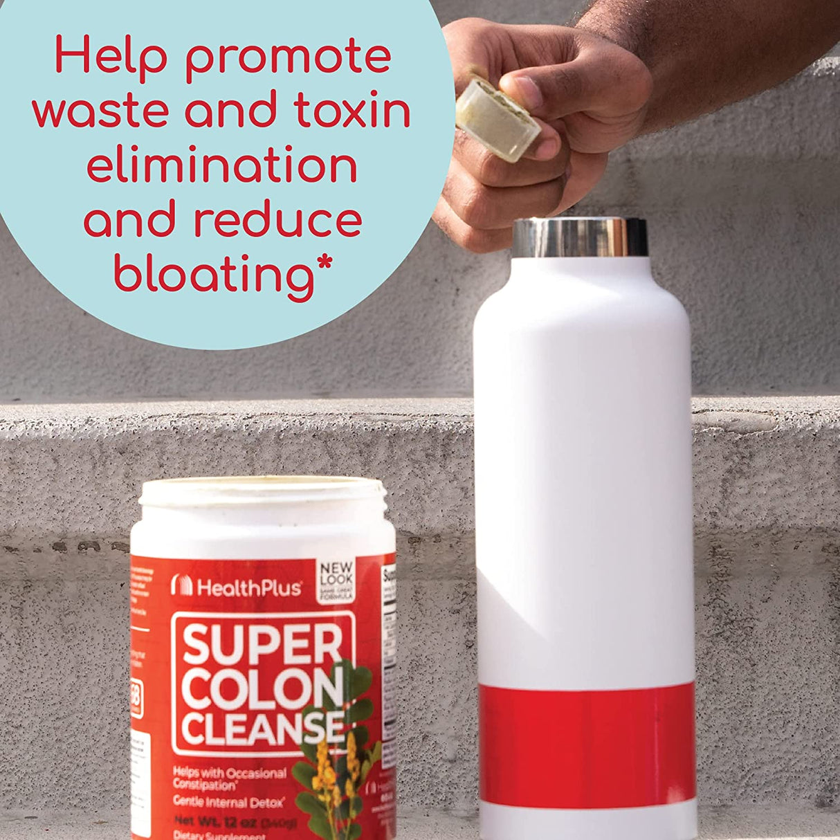 Health Plus Super Colon Cleanse Powder (12 Oz.) - Cozy Farm