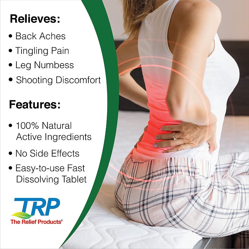 TRP Sciatica Therapy - Natural Formula for Sciatica Symptom Relief (70 Tablets) - Cozy Farm