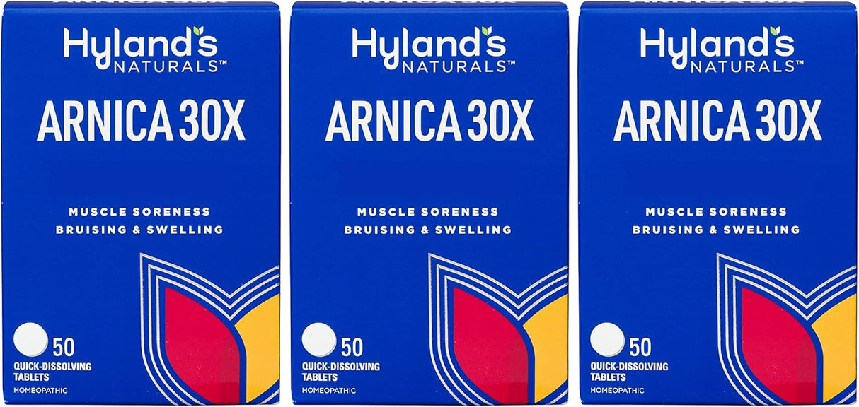 Hyland's Arnica 30X, 50 Tablets, Pack of 3