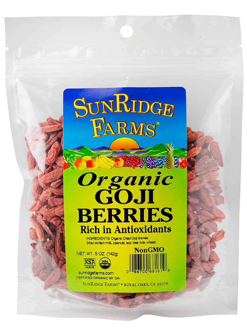 Sunridge Farms Premium Dried Goji Berries - 11 lb Case - Cozy Farm