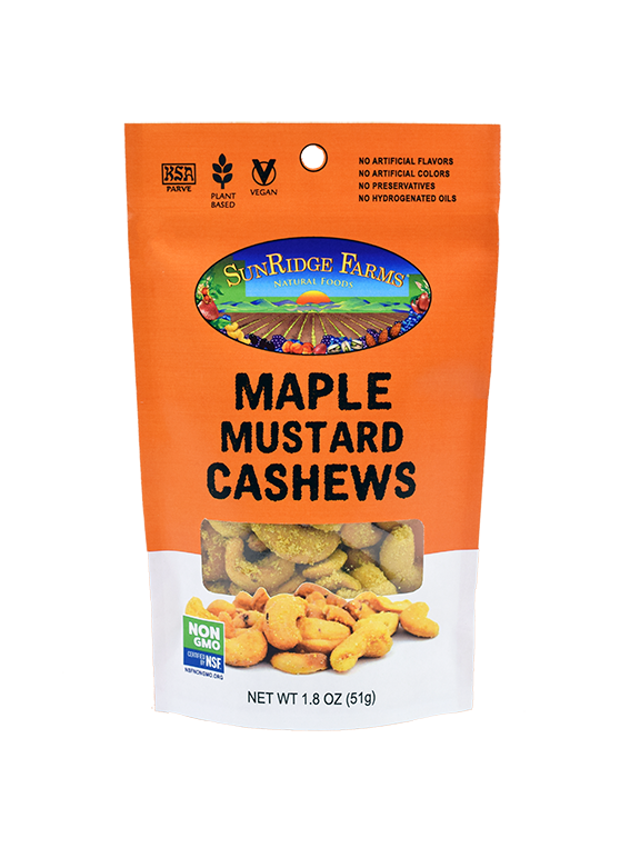 Sunridge Farms Cashews, Maple Mustard - 1.8 Oz - Cozy Farm