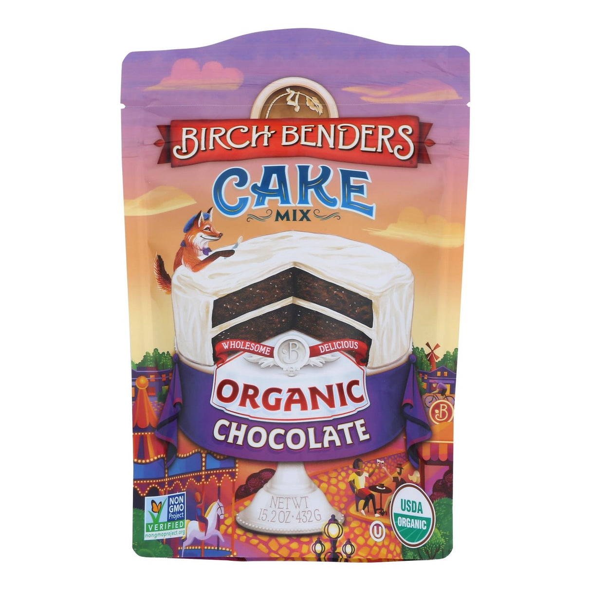 Birch Benders Chocolate Cake Mix (6-Pack), 15.2 Oz Boxes - Cozy Farm