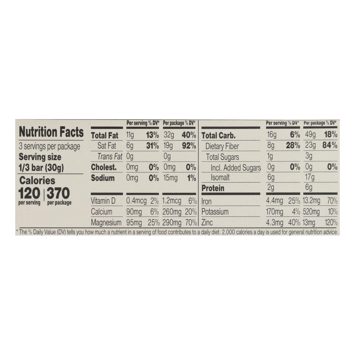 Chocolove - Xo Bar Dark Chocolate Mint (Pack of 12) 3.2 Oz - Cozy Farm