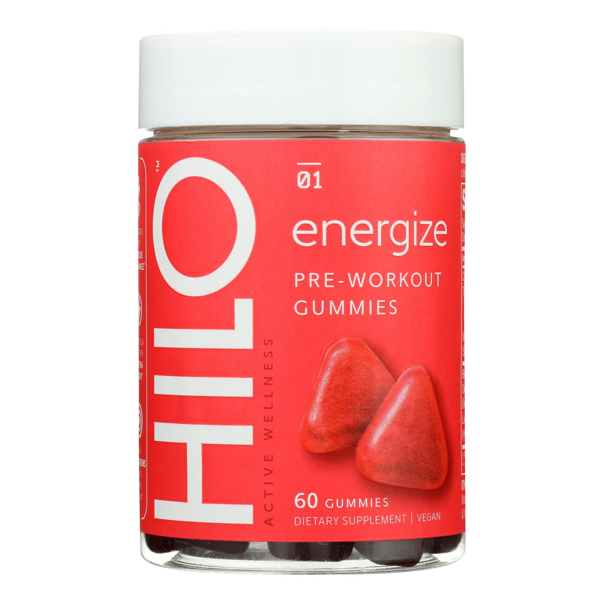 Hilo Energize Pre Workout Gummies (60 Count) - Cozy Farm