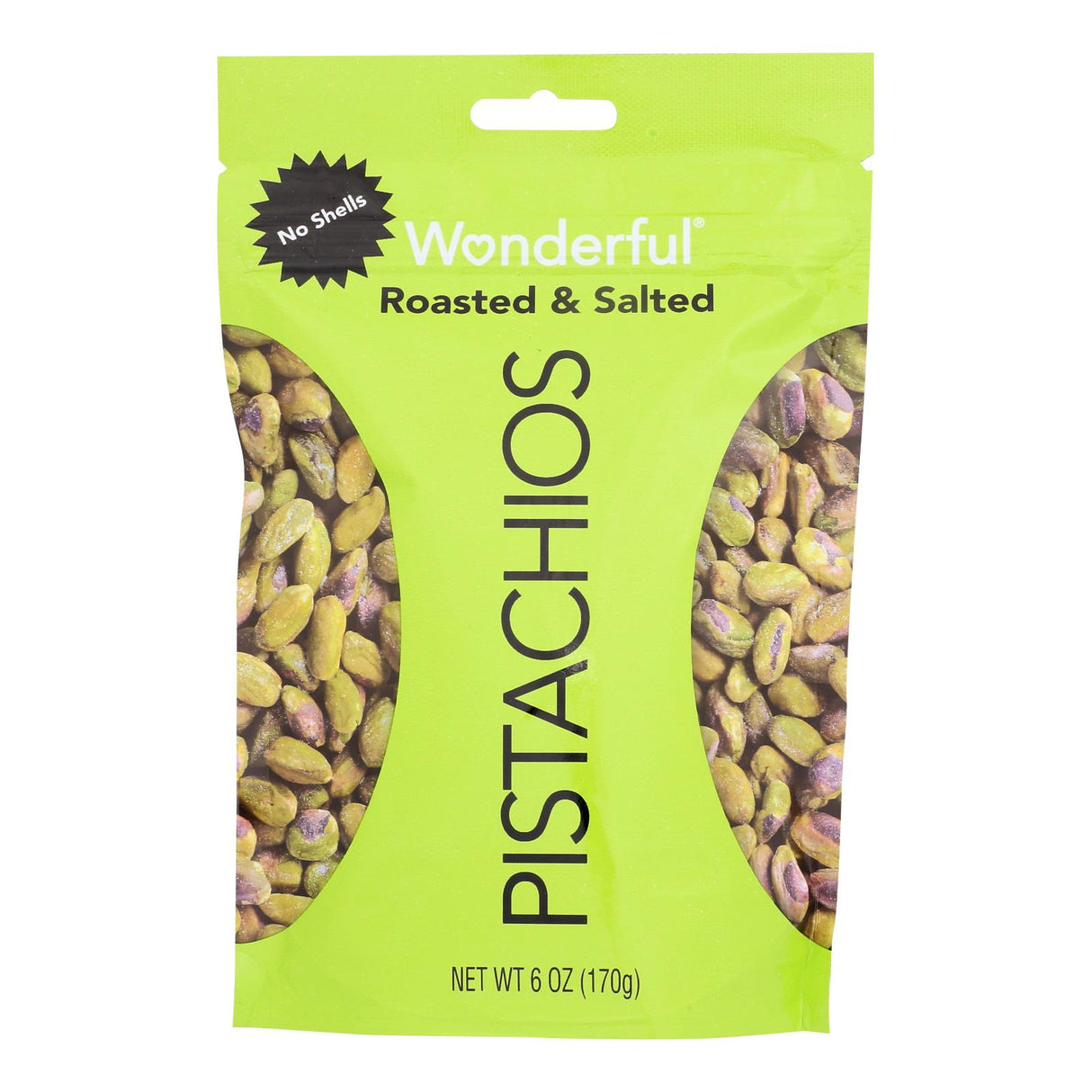 Wonderful Pistachios Roasted & Salted - 6 Oz Pack, Case of 10 - Cozy Farm