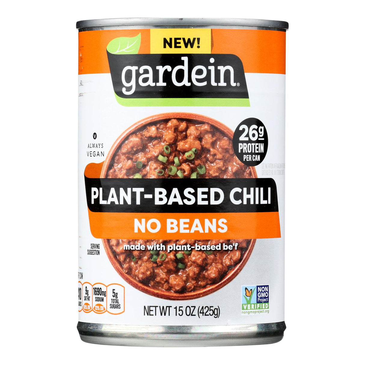 Gardein Chili Plant-Based No Bean Chili (Pack of 12 - 15 Oz) - Cozy Farm
