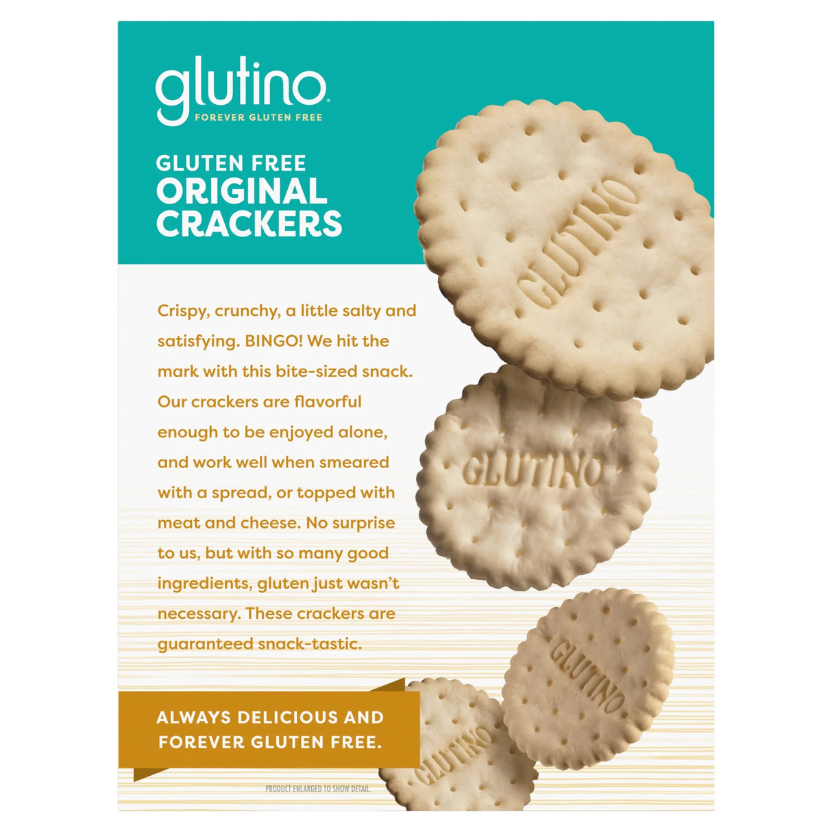 Glutino Original Gluten-Free Crackers, 4.4 oz, Pack of 6