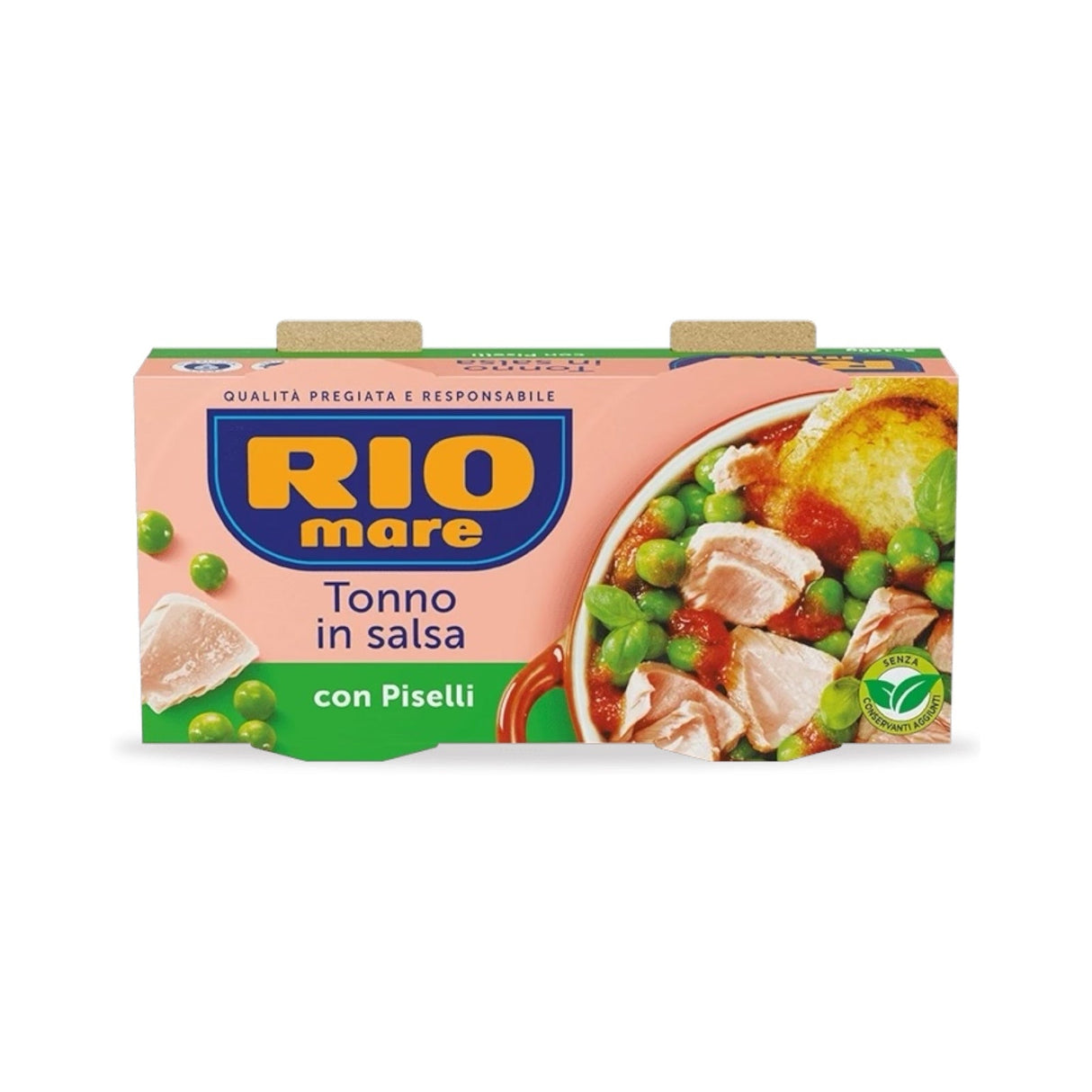 Rio Mare Tonno e Piselli
With Tuna and Pea Flavor in sauce
2 cans x 160g = 320g