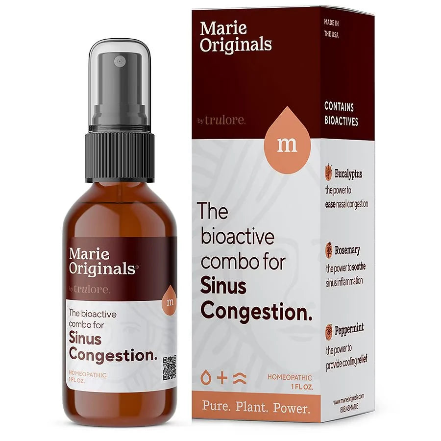 Marie Originals Sinus Congest Relief Spray - 1 Fl Oz - Cozy Farm