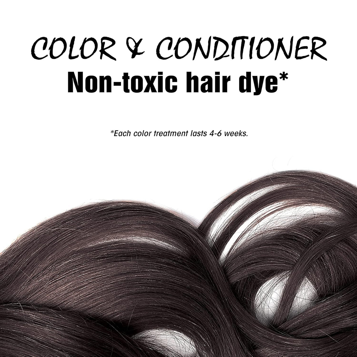 Light Mountain Hair Color/Conditioner, Organic Black, 4 oz, Pack of 3