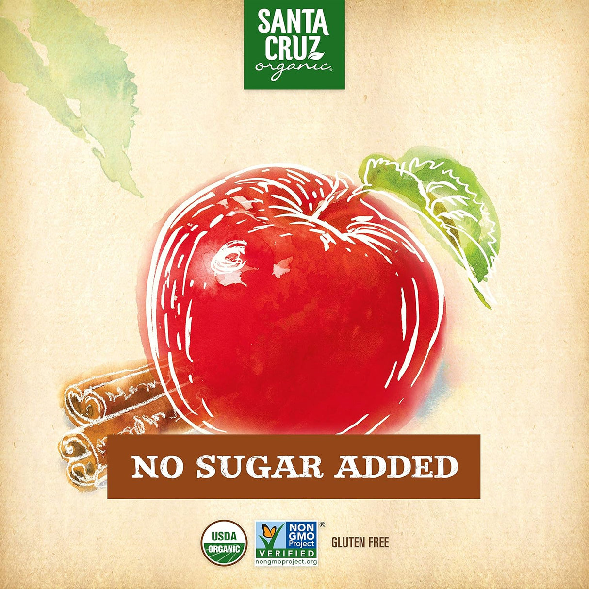Santa Cruz Organic Cinnamon Apple Sauce (12-Pack, 4 Oz. Each)