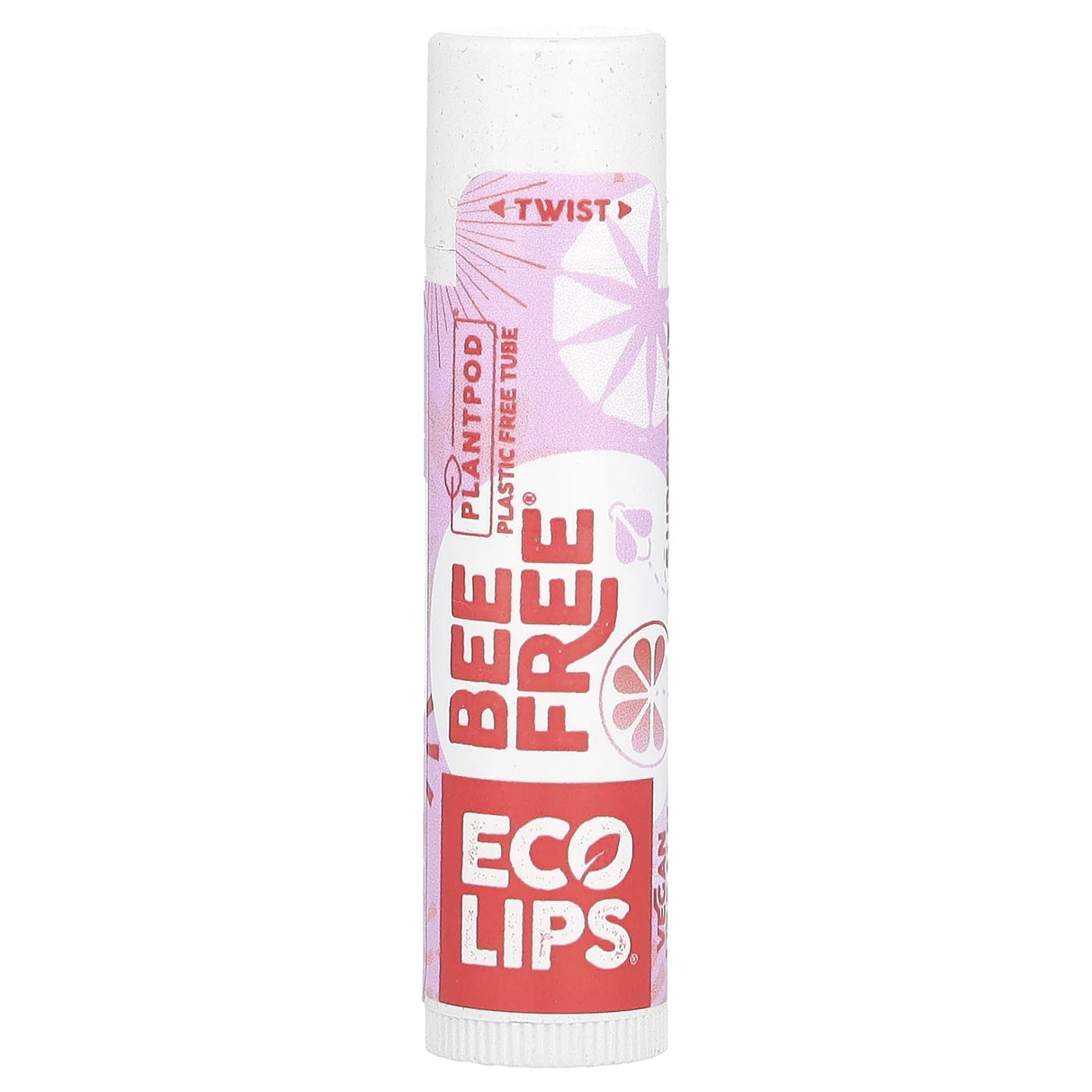 Ecolips Bee Free Superfruit Lip Balm, 0.15 oz (Pack of 24) - Vegan Lip Care