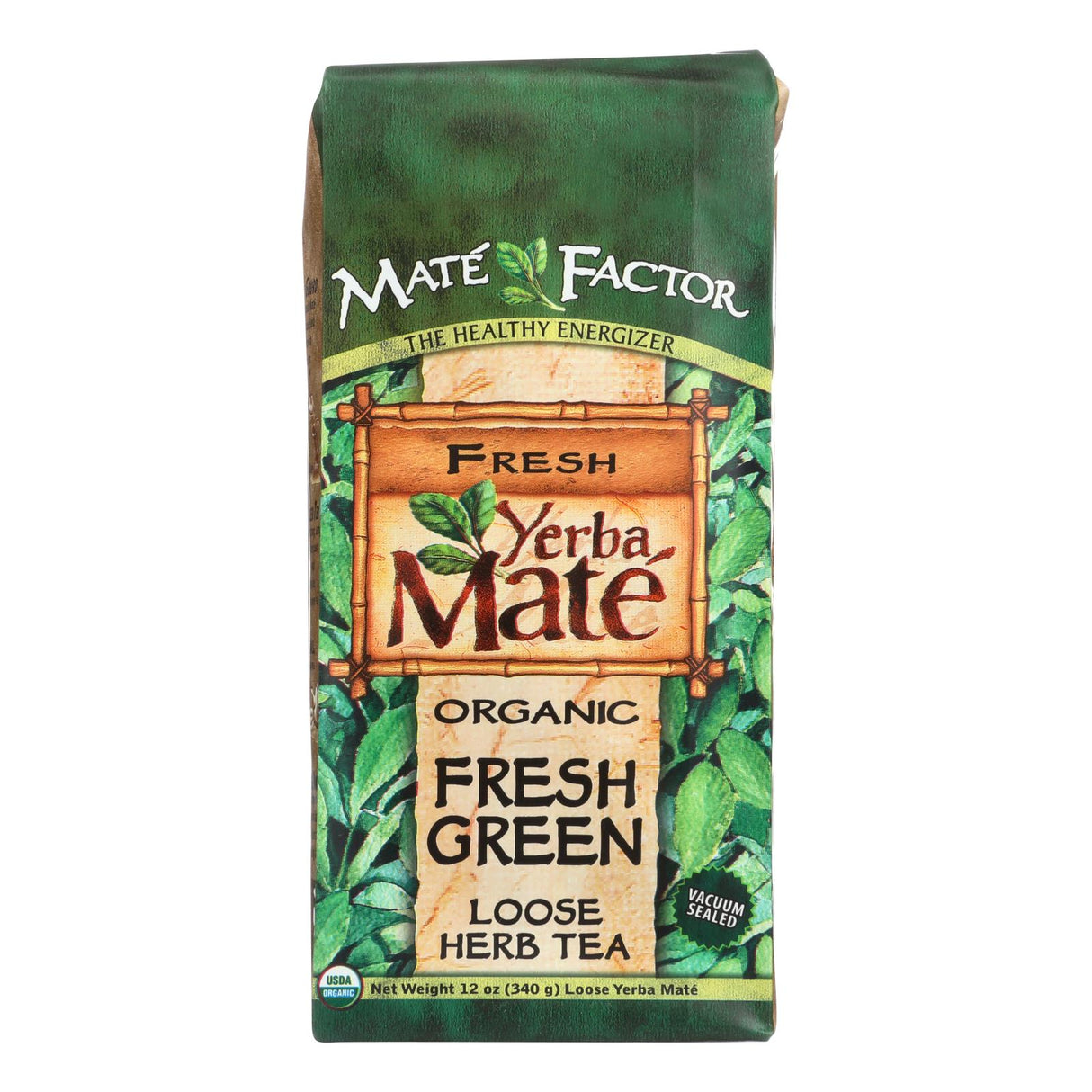 Mate Factor Organic Yerba Mate Loose Tea (Pack of 6) - 12 Oz - Cozy Farm