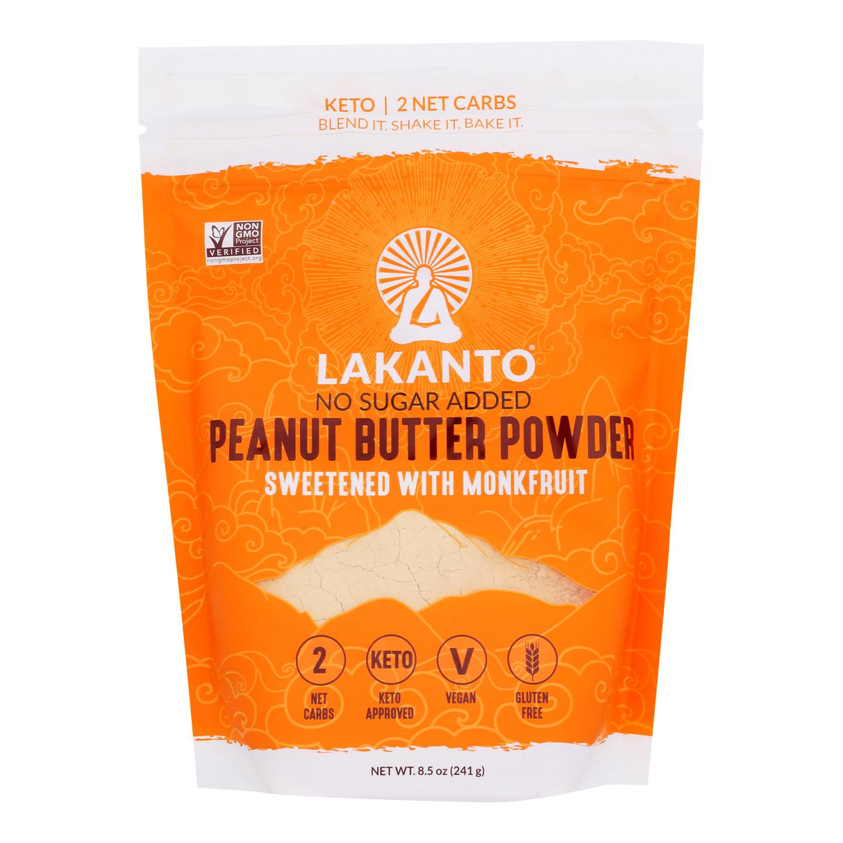Lakanto Powdered Peanut Butter, Keto-Friendly, Sugar-Free, (Pack of 8 - 8.5 Oz) - Cozy Farm