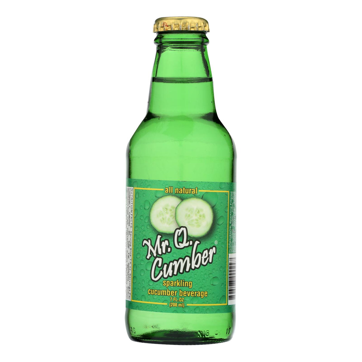 Mr. Q.cumber Sparkling Beverage - 7 Oz, 24-Pack - Cozy Farm