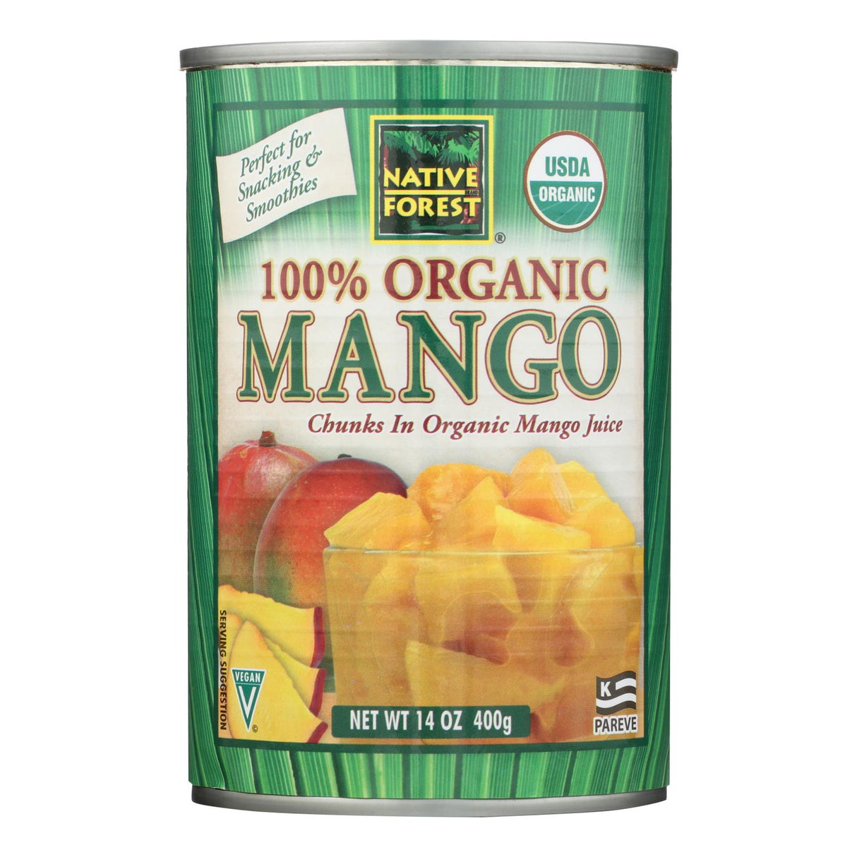 Native Forest Mango Chunks in Juice - Revitalizing Tropical Treat (Pack of 6 - 14 Oz.) - Cozy Farm