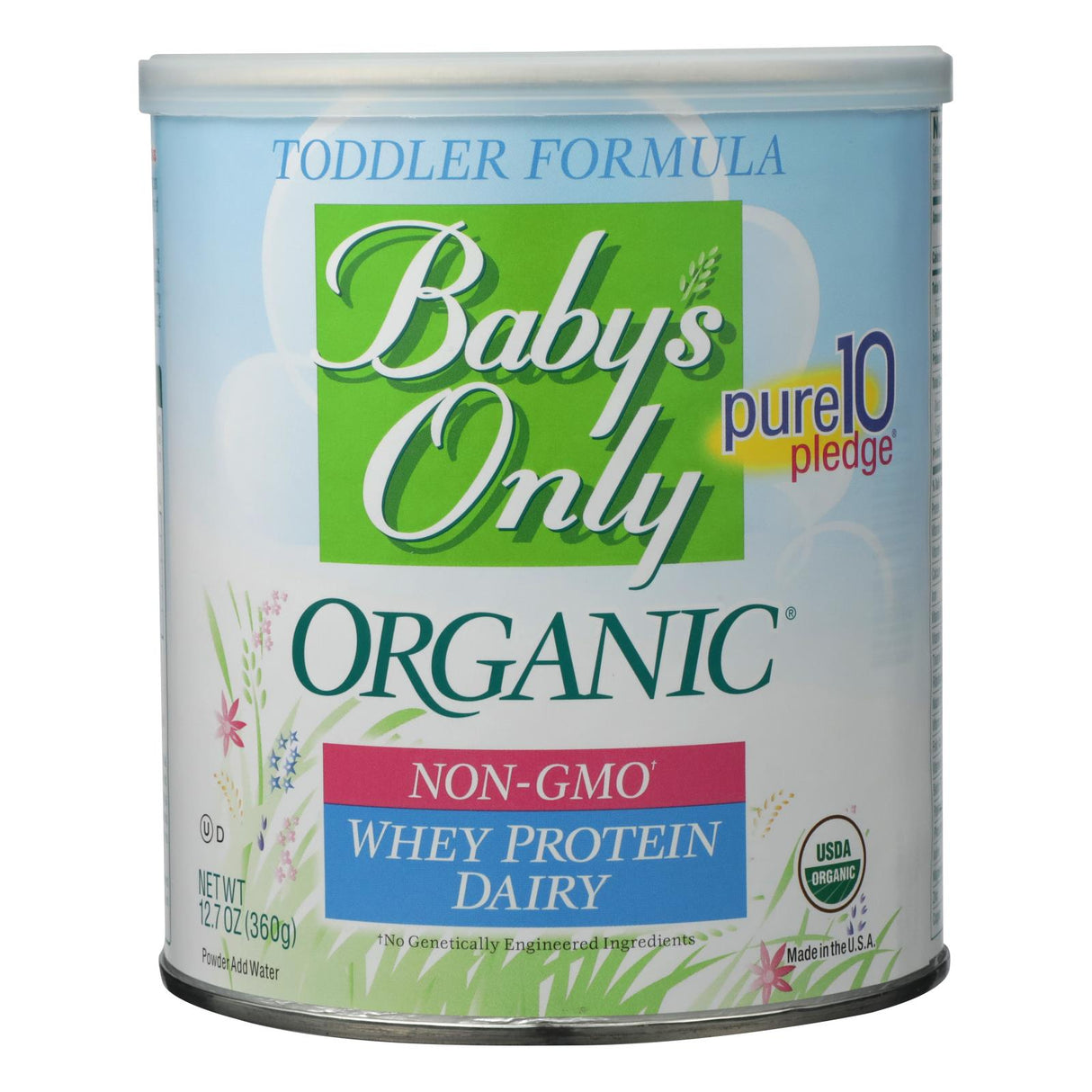 Baby's Only Organic Whey Protein Dairy Formula (12.7 oz, 6-pack) - Cozy Farm