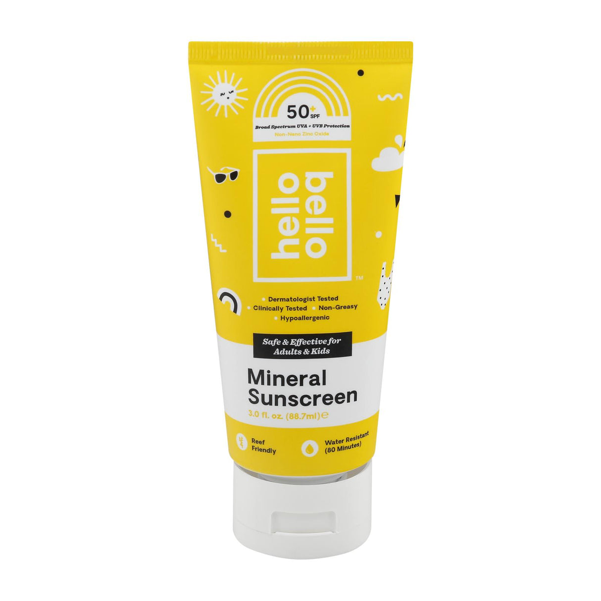 Hello Bello Mineral Sunscreen Lotion - 3 Oz - Cozy Farm